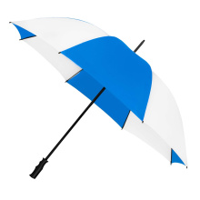 Falconetti- Golfparaplu - Handopening - Windproof -  125cm - Kobalt blauw/wit - Topgiving