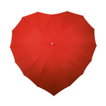 Falcone - Hartvormige paraplu registered design - Handopening - Windproof - 110 cm - Rood - Topgiving