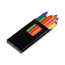 Potlodendoosje met 6 gekleurde potloden - Topgiving