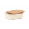 Lunchbox pp bamboe deksel 1l - Topgiving